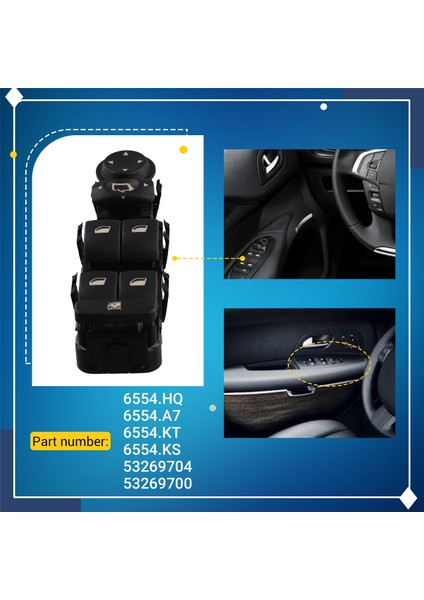 Citroen C4 C5 C8 6554.HQ Için Sol Tarafta Master Elektrikli Cam Kaldırma Kontrol Anahtarı (Yurt Dışından) fırsatları
