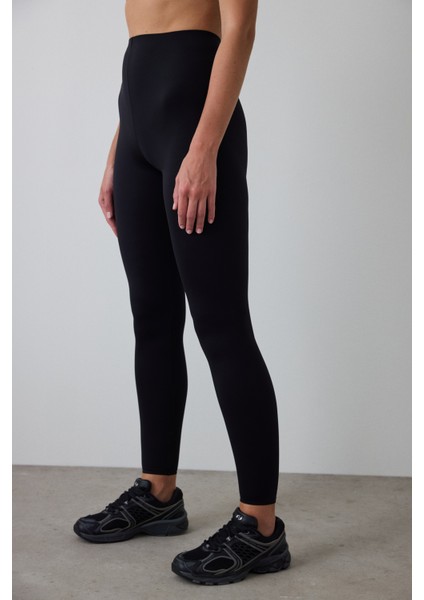 Siyah Yüksek Bel Toparlayıcı Miracle Slimmer Tayt