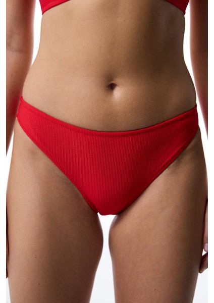 Kırmızı Tiara Slip Bikini Altı