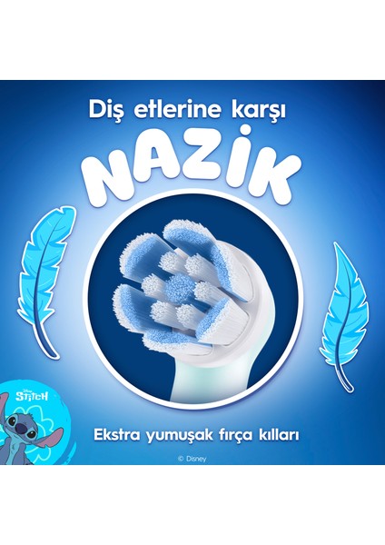 Io Çocuk 6+ Stitch Diş Fırçası Yedek Başlığı 4 Adet indirimleri