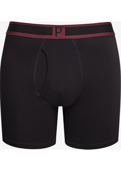 Erkek Pamuklu 3lü Siyah Çok Renkli Boxer