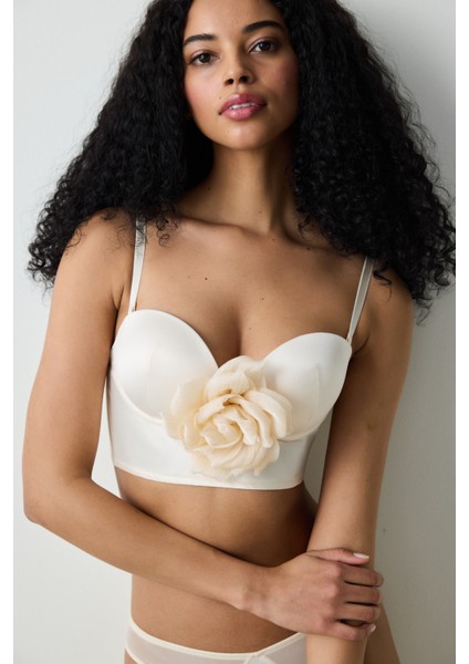 Removable Rose Perfetto Krem Büstiyer