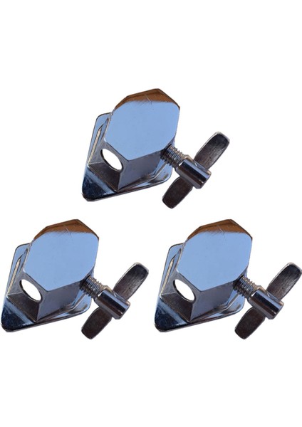 3pcs Tom Davul Bacak Braketi Rafı Metal Tabanı Kurulumu (Yurt Dışından) fiyatları