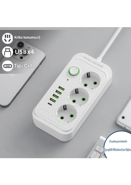 Ofis Için USB ve Type-C Uzatma Kablosu (Yurt Dışından)