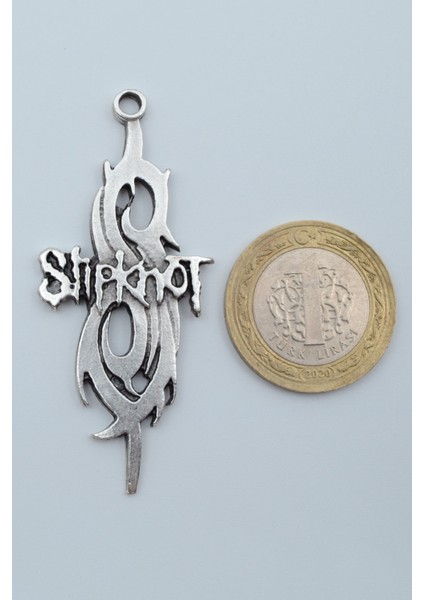 Slipknot Gümüş Kaplama Deri İp Kolye fırsatları