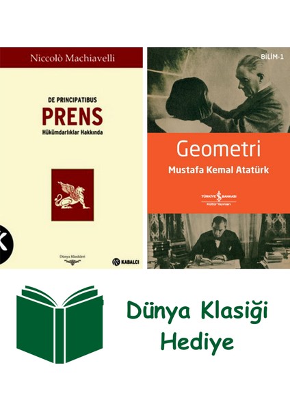 Prens + Geometri + Dünya Klasiği Hediye