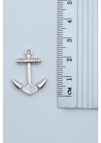 Minimal Çapa Gümüş Kaplama Deri İp Kolye modelleri