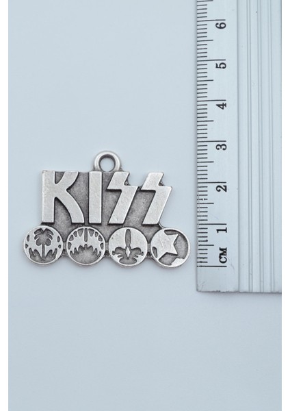 Kiss Gümüş Kaplama Düz Zincir Kolye modelleri