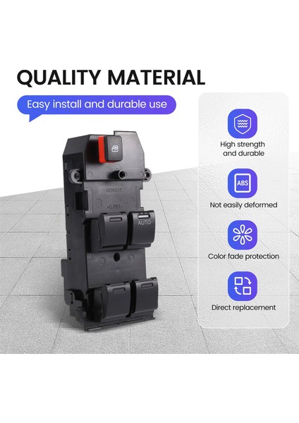 Honda City 2009-2014 Power Master Cam Kaldırma Kontrol Anahtarı Ön Sağ Sürücü Tarafı Rhd 35750-TM0-F01 (Yurt Dışından) indirimleri