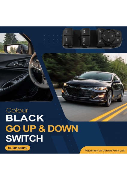 Chevrolet Malibu Xl Equinox Bolt Ev 84587888 26217993 Için Ön Sol Araç Pencere Camı Kaldırma Anahtarı (Yurt Dışından) indirimleri