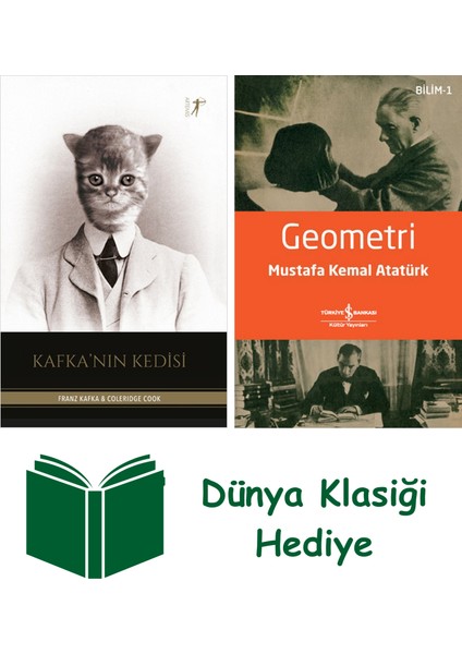 Kafka'nın Kedisi + Geometri + Dünya Klasiği Hediye