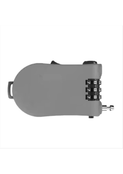 Evrensel Motosiklet Kask Şifreli Kilit Teleskopik Tel Halat Kablo Anti-Hırsızlık Emniyet Kilidi Bavul Kask Gri (Yurt Dışından) fiyatları