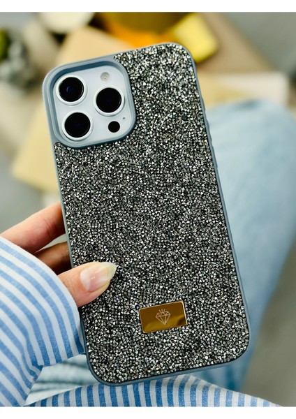 Iphone 14 Promax Uyumlu Elmas Tasarımlı Taşlı Işıltılı Parlak Pırlanta Silikon Kılıf fırsatları