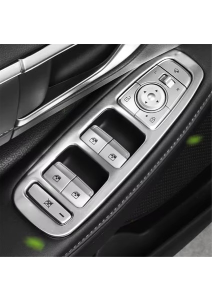 Hyundai Sonata 2020-2023 Lhd Için Araç Camı Kaldırma Düğmesi Paneli Kapağı Kol Dayama Paneli Paslanmaz Çelik Trim Çıkartması (Yurt Dışından) indirimleri