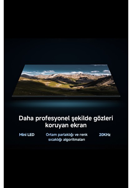 S Pro Mini LED 75 2026 - 4K Ultra HD Google Smart Uydu Alıcılı MiniLED TV