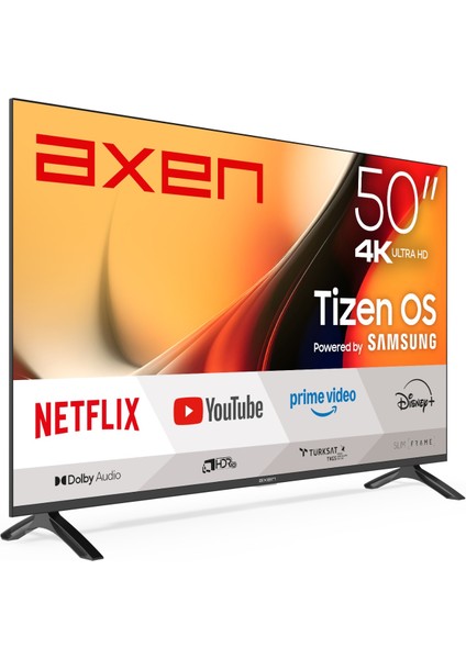 AX50FMN501 50" 127 Ekran Uydu Alıcılı 4K Ultra HD Smart Tizen LED TV fiyatları