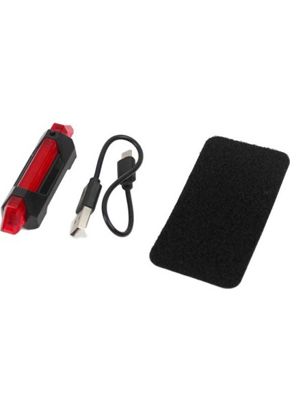 Kask Bisiklet Sinyal Lambası Su Geçirmez Arka Kuyruk Lambası LED USB Tarzı Şarj Edilebilir Bisiklete Binme Taşınabilir Çıkarılabilir Lamba, B-Kırmızı (Yurt Dışından) indirimleri