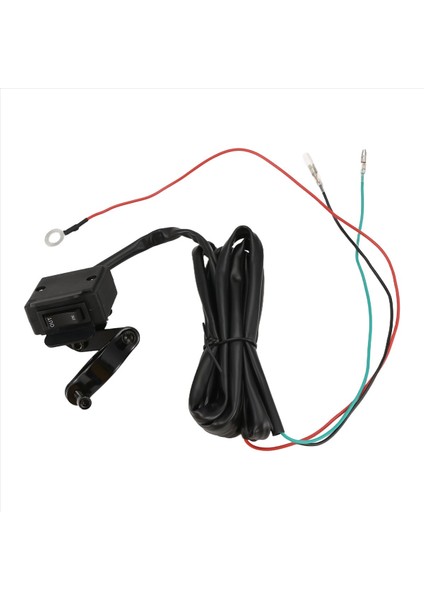 12V Vinç Rocker Başparmak Anahtarı Montaj Braketi ile Gidon Kontrol Hattı Kiti Atv Utv Elektrikli Vinç Aksesuarları (Yurt Dışından)