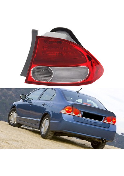 Honda Civic Için Araba Arka Arka Lamba Fren Lambası 2009 2011 2011 33551SNAA51 HO2818138 Sağ (Yurt Dışından) fiyatları