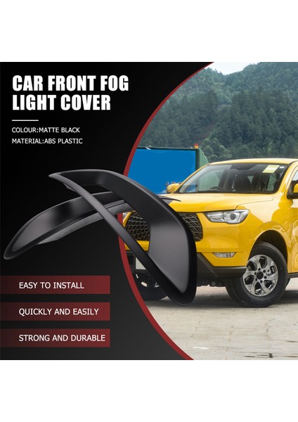 Araba Ön Sis Kapağı Kapağı Çerçeve Dekorasyon Aksesuarları Için Büyük Duvar Topu Gwm Poer Ute 2019 - 2022 (Yurt Dışından) modelleri