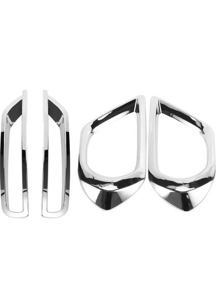 Subaru Forester Için Sj 2013-2016 Ön Arka Sis Lambası Tampon Sisli Krom Kapak Trim Çerçeve Araba Stil Aksesuarları (Yurt Dışından)