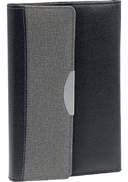Çantalı Defter Çanta: 15 x 23 Cm,13 x 21 Siyah Termo Deftertekli Özel Kutusunda