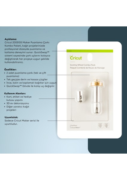 Crıcut 2005105 Maker Puanlama Çarkı Kombo Paketi indirimleri