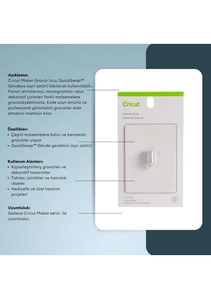 Crıcut 2007310 Maker Gravür Ucu modelleri