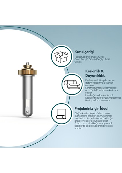 Crıcut 2006835 Maker Kabartma Ucu Quickswap (Yuvalı) modelleri