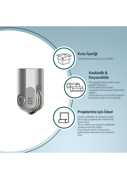 Crıcut 2007447 Maker Puanlama Çarkı Ucu modelleri