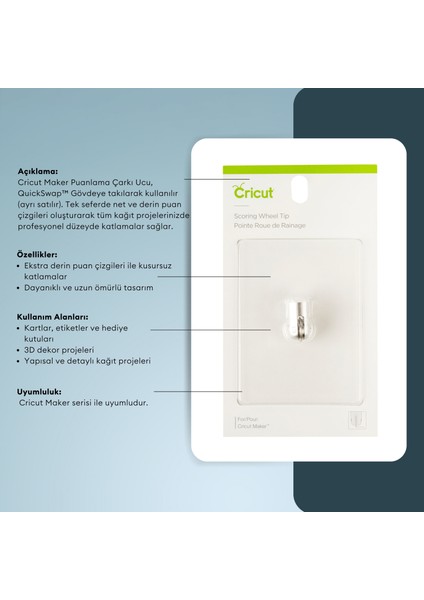 Crıcut 2007447 Maker Puanlama Çarkı Ucu fırsatları