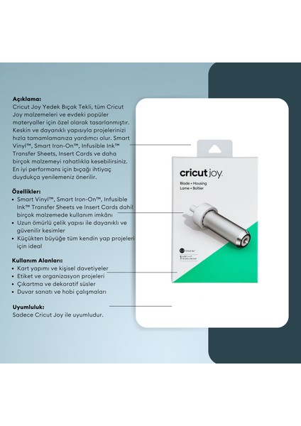 Crıcut 2007927 Joy Yedek Bıçak Tekli modelleri