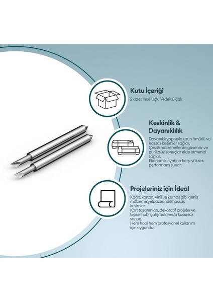2007457 Maker Ince Uçlu Yedek Bıçak fiyatları