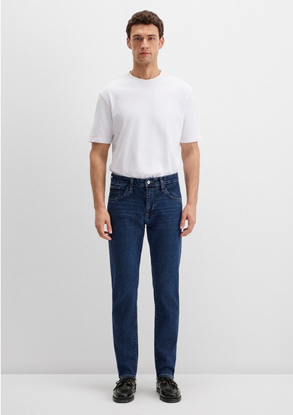 Milan Street Koyu Mavi Denim Jean Pantolon 0081088524