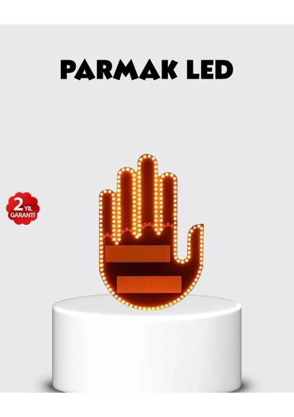 El Hareketiyle Kontrol Edilen 176 LED Amber Güvenlik Lambası