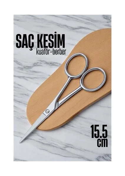 Kobalt Çelik Saç Kesim Makası Kuaför Berber Saç Kesim Makası Kuaför Ekipmanları 15.5 cm