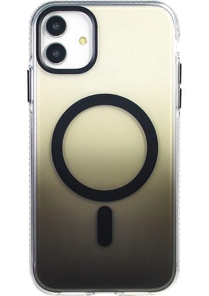Iphone 11 Uyumlu Kılıf Magsafe Sarj Destekli Renk Geçişli Transparan Kapak fiyatları