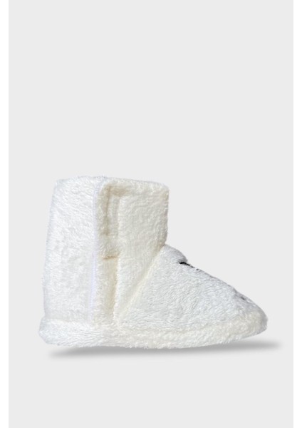 Çocuk Kuromi Nakış Detaylı Panduf Beyaz fiyatları