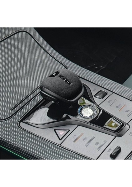 Byd Han Gear Shifter Case Süet Deri Diş Düğüm Koruyucu Kapak Iç Modifikasyon Şarap Kırmızı (Yurt Dışından) fiyatları