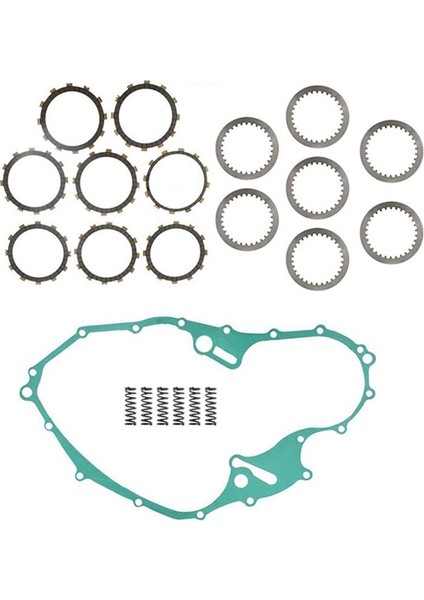 06-18 Yamaha Raptor 700 700R Debriyaj Kiti Fiber Sürtünme Diskleri+Springs+Conta 5TG-16331-00-00 4X7-16325-00-00 (Yurt Dışından) modelleri
