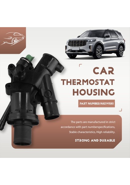 1336AS 9682141580 9M5Q-8A586 Ford Fiat Peugeot Citroen 308 3008 407 Rcz Ds4 Ds5 Termostat Muhafazası (Yurt Dışından) fırsatları