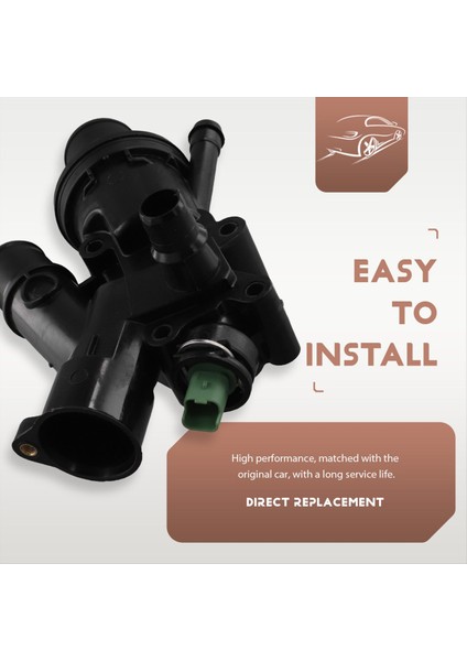 1336AS 9682141580 9M5Q-8A586 Ford Fiat Peugeot Citroen 308 3008 407 Rcz Ds4 Ds5 Termostat Muhafazası (Yurt Dışından) indirimleri