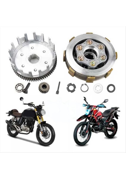 Motosiklet Debriyaj Montajı 6 Sütunlu 6-Plakalı Debriyaj 73 Tornado Için Dişler 250CC (Yurt Dışından) fiyatları