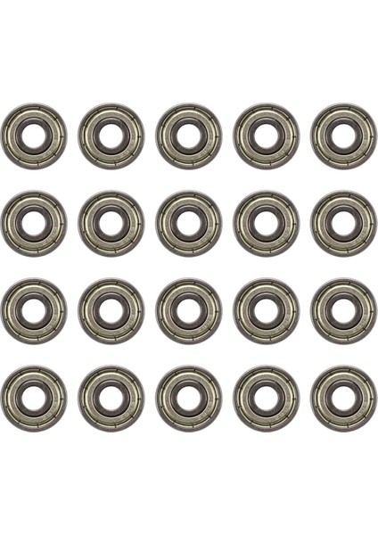 606Z 6 x 17 x 6mm Metal Minyatür Derin Groove Ball Rulmanlar 20 Pcs (Yurt Dışından)