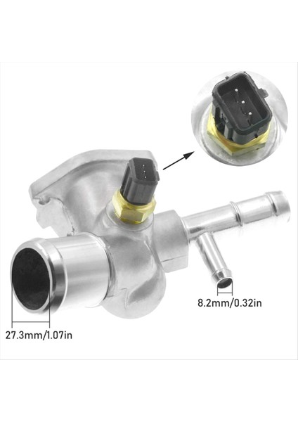 Yeni Termostat Konutu 25620-2B003 25600-2B003 Hyundai Accent Avante Elantra Solaris I20 I30 Kia Rio Soul (Yurt Dışından) fırsatları