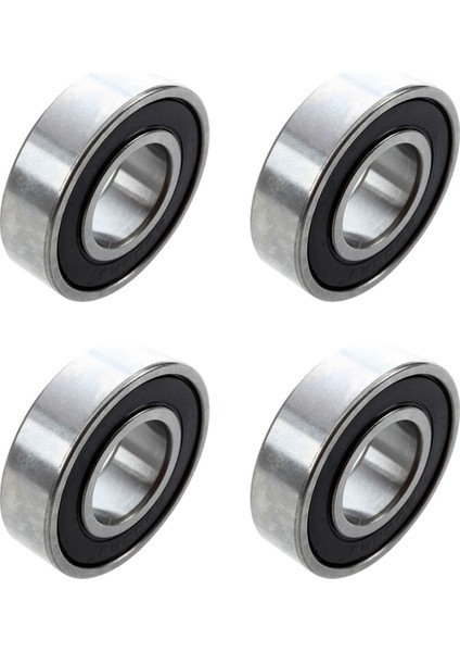 4 Adet 15MM x 32MM x 9mm Genişlik Tek Sıra Derin Oluk Mühürlü Radyal Bilyalı Taşıyan 6002RS (Yurt Dışından)