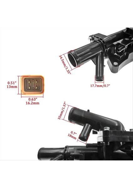 Hyundai Santa Fe Sonata / Kia Optima Sportage 2 0l 2011-2014 Için Yeni Radyatör Soğutucu Termostat Muhafazası 25600-2G545 (Yurt Dışından) fiyatları