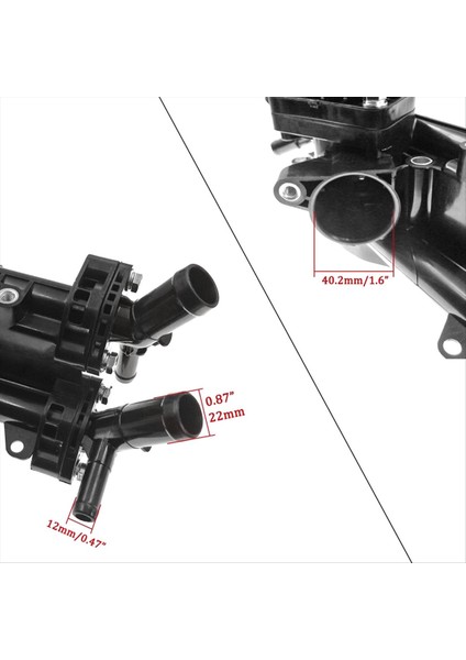 Hyundai Santa Fe Sonata / Kia Optima Sportage 2 0l 2011-2014 Için Yeni Radyatör Soğutucu Termostat Muhafazası 25600-2G545 (Yurt Dışından) modelleri