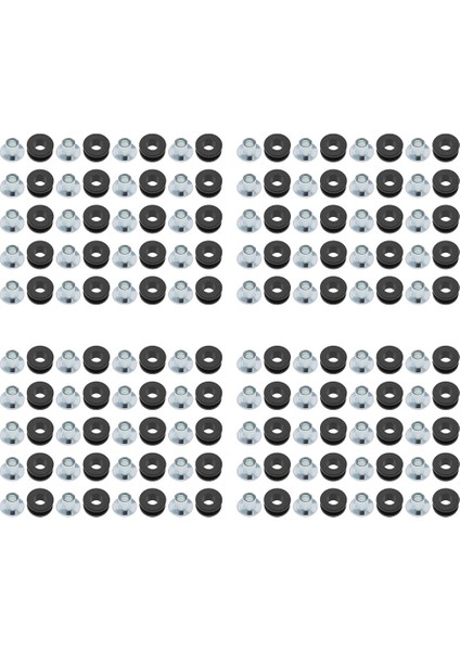 80PCS Motosiklet Kauçuk Gromlar Kitleri Honda Yamaha Suzuki Kawasaki Fairings Için Motosiklet Ön Cam Cıvataları Kauçuk (Yurt Dışından)