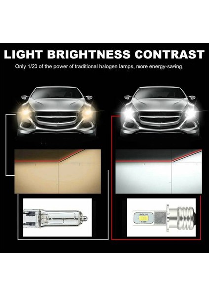 4 Adet H3 Süper Parlak LED Ön Far Sis Lambası Sürüş Lamba Ampulü Kiti 6000K Beyaz 10W (Yurt Dışından) indirimleri